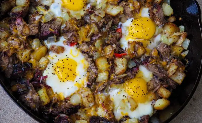 Brisket Hash and Eggs Recipe